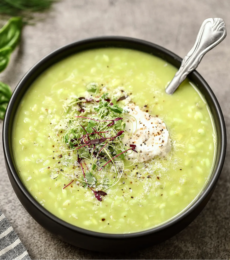 Basilikumrisotto
