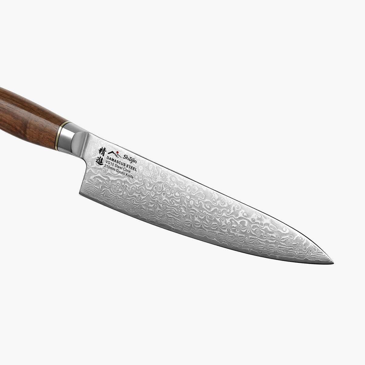 Shojin Kaku Gyuto Kochmesser – Walnuss