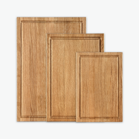 Cutting Board Set with Juice Groove - 3 Pieces