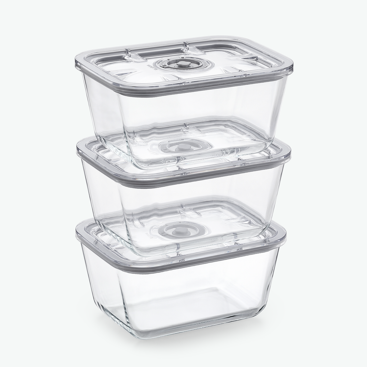 Vakuumbehälter aus Glas – Trio-Set (3er-Pack)