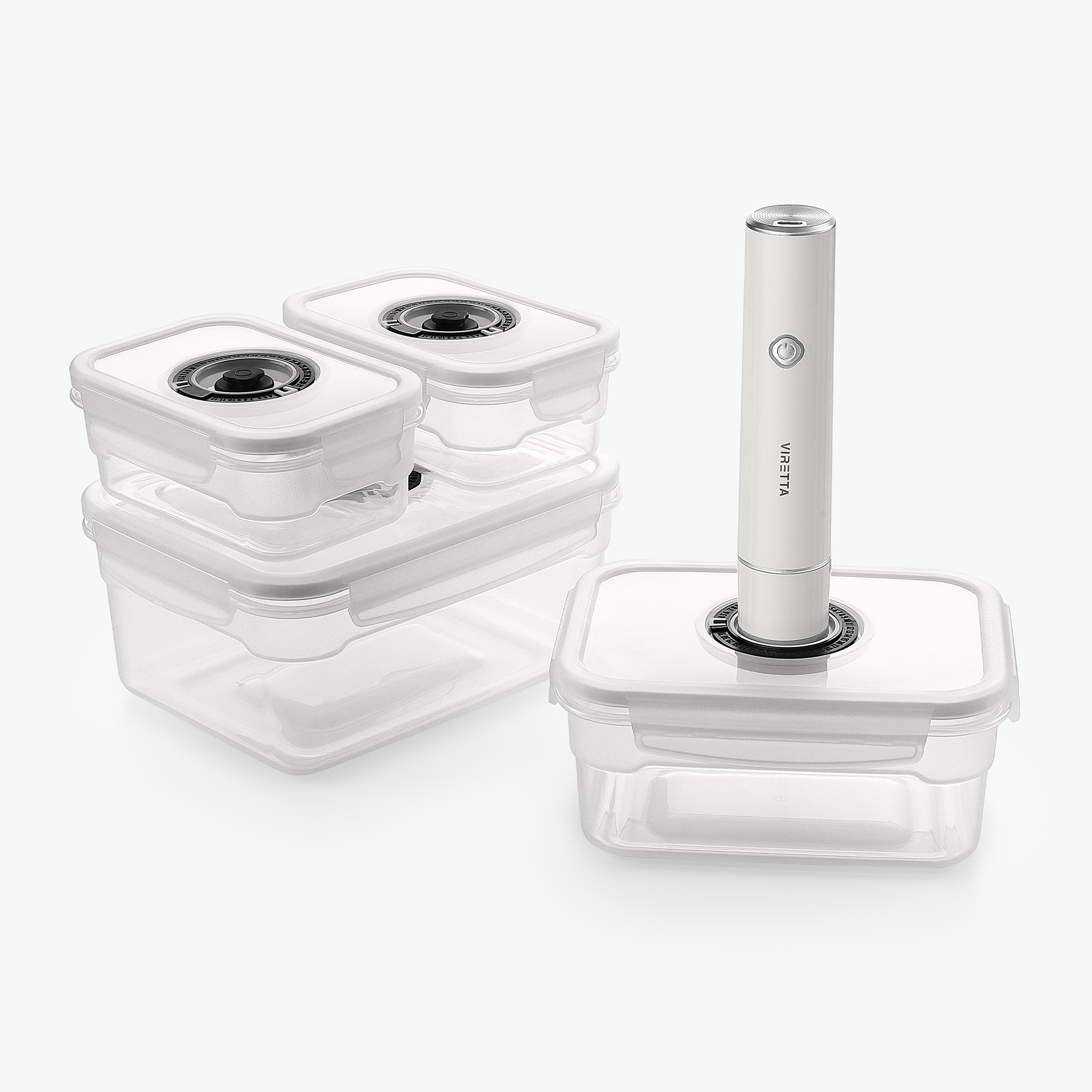 Plastic Vacuum Container Set