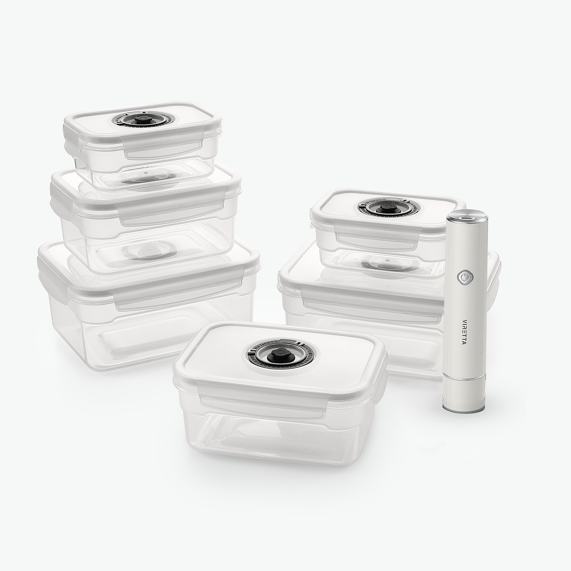 Plastic Vacuum Container Set
