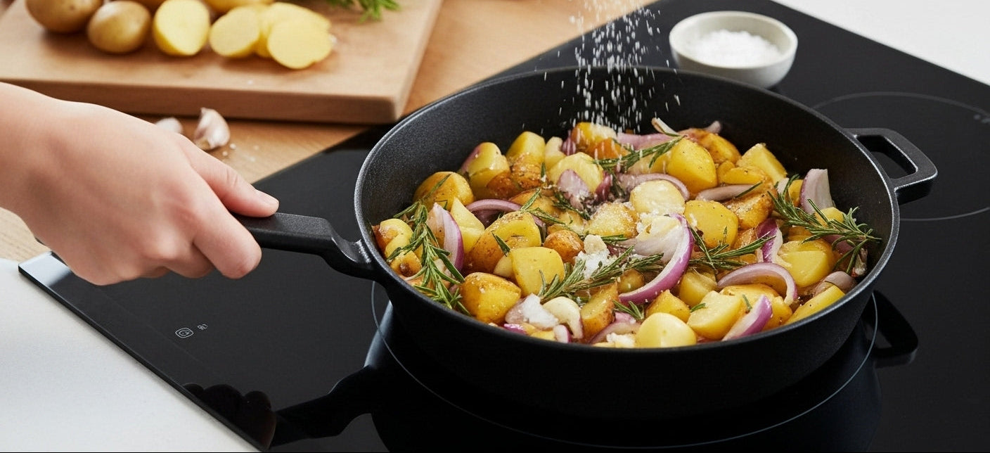 Enameled cast iron
